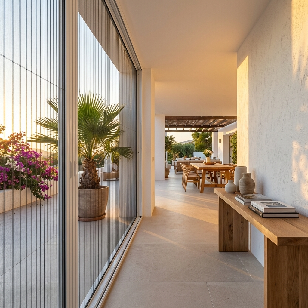 Mosquitera abatible a medida