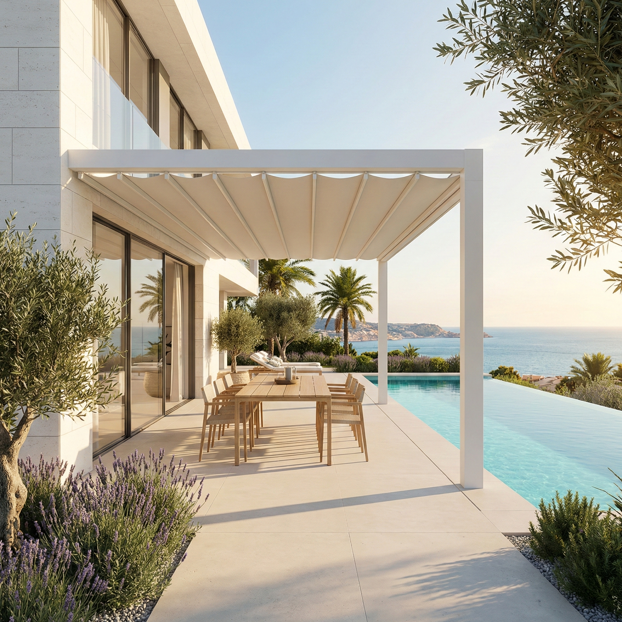 Pérgola de aluminio a medida en Alicante