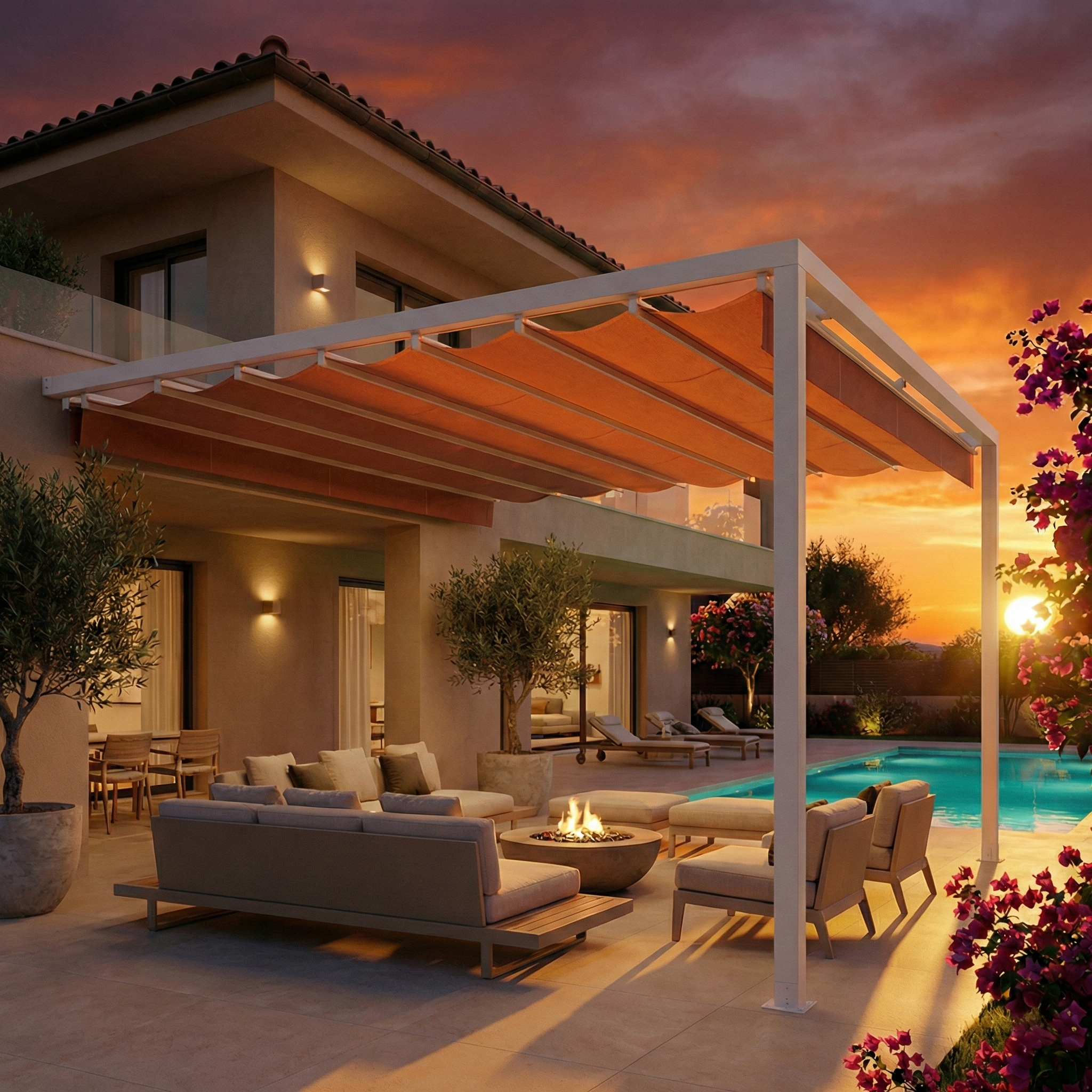 Pérgola palillera a medida en Alicante