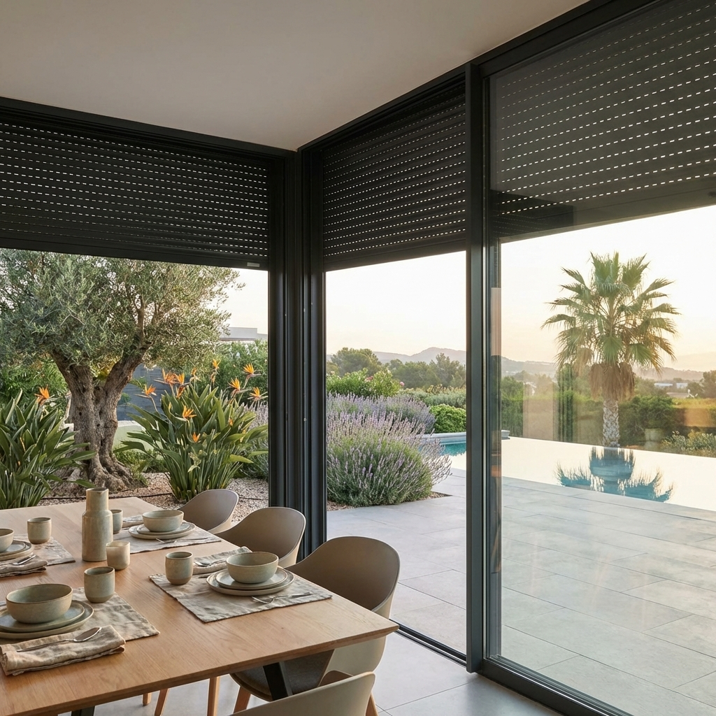 Persiana motorizada de aluminio en Alicante