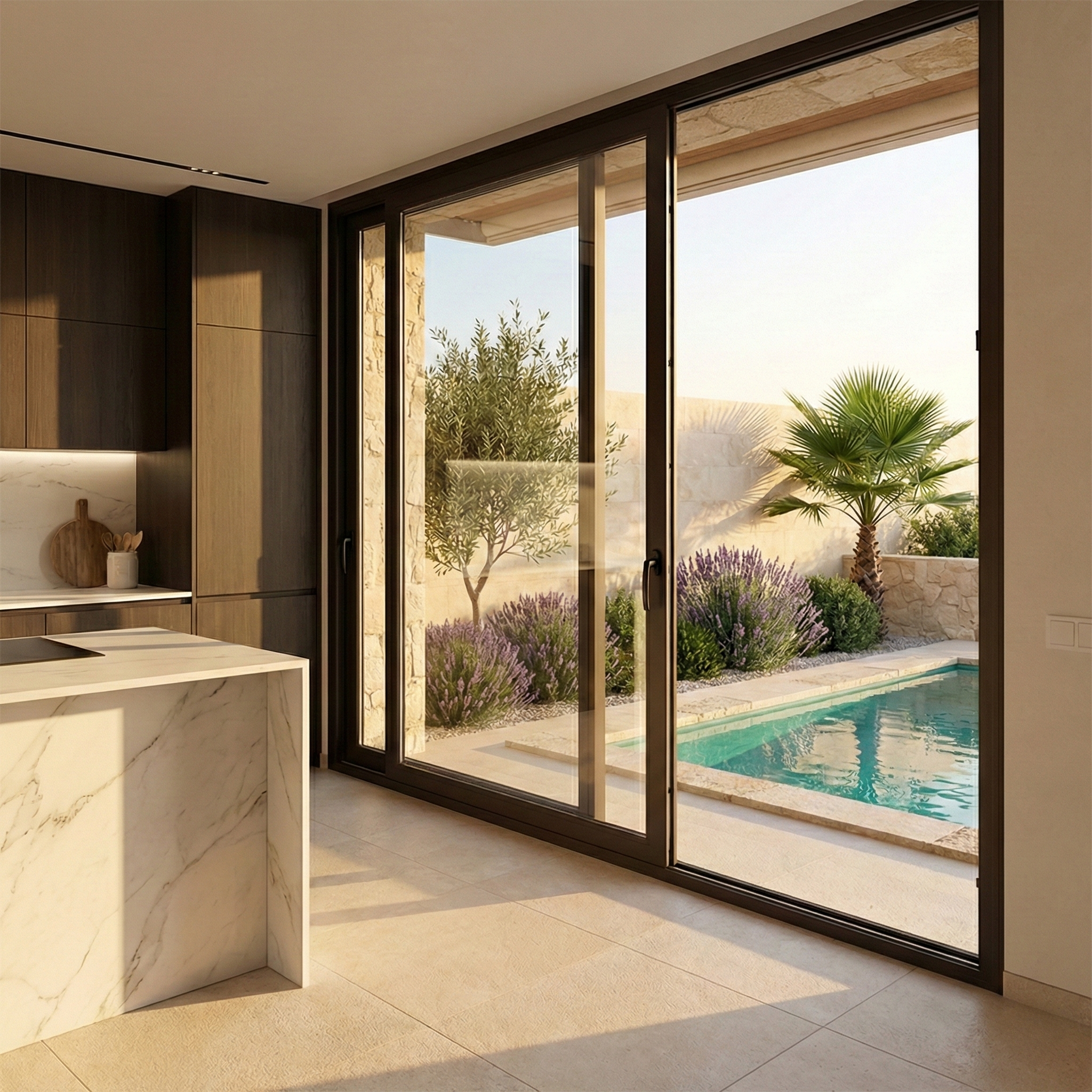 Puerta PVC corredera en Alicante