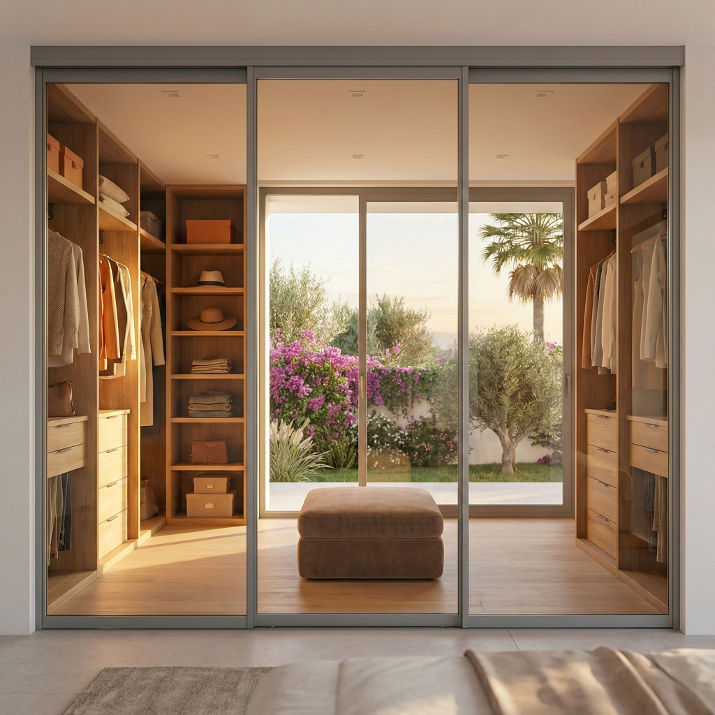 Puerta interior de aluminio en Alicante
