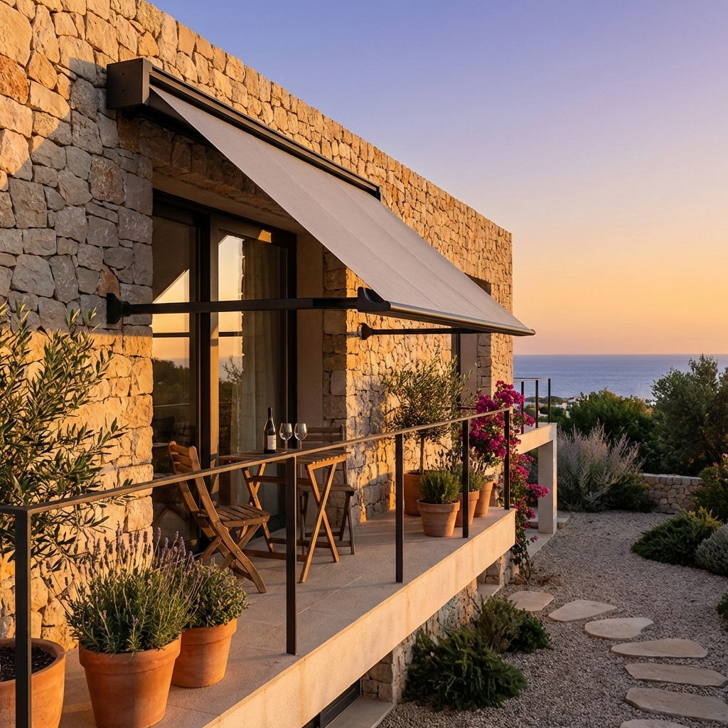 Toldo punto recto en Alicante