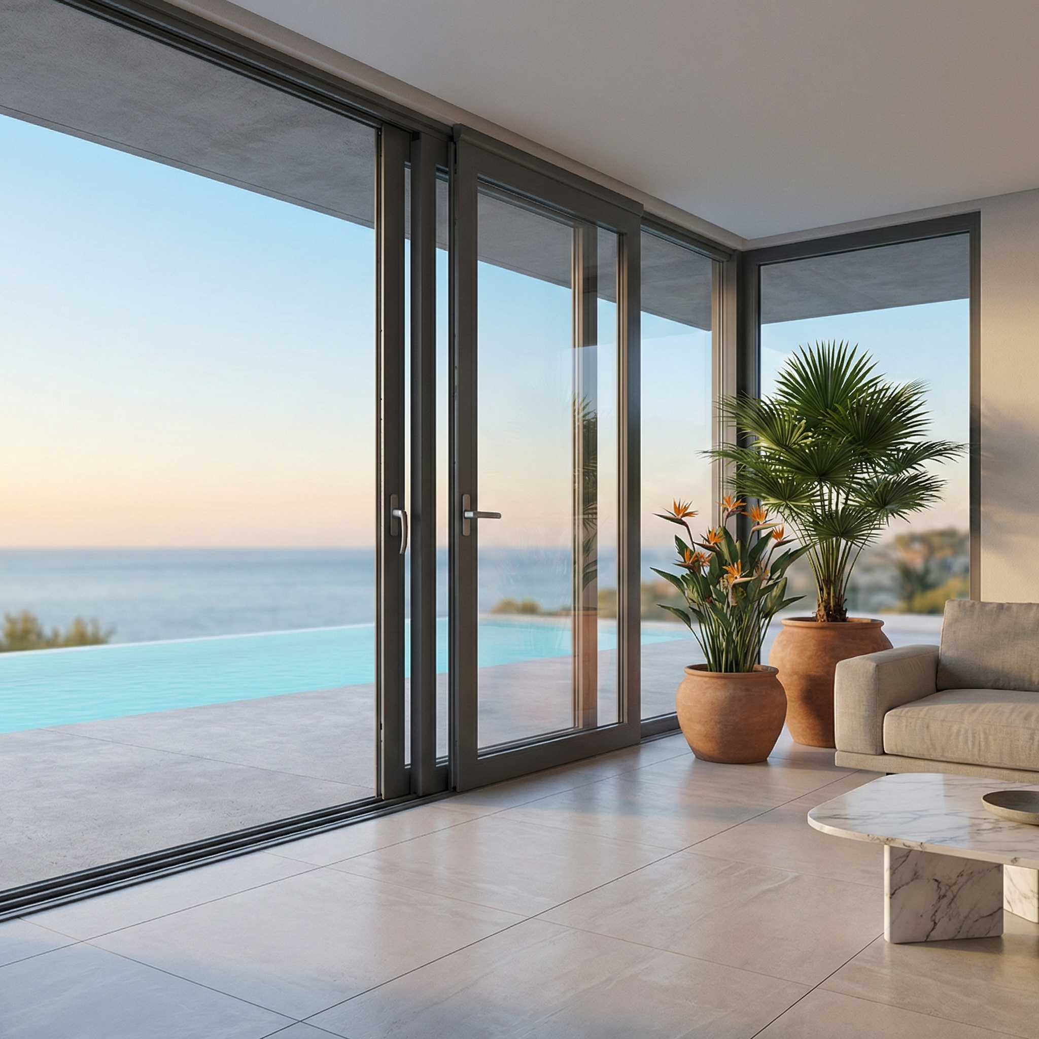 Ventana PVC osciloparalela en Alicante