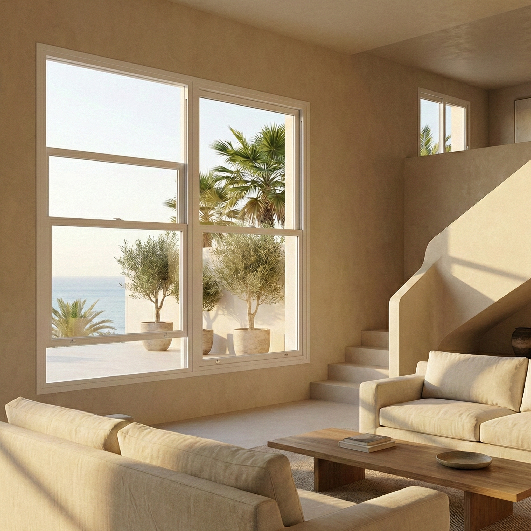 Ventana osciloparalela de aluminio en Alicante